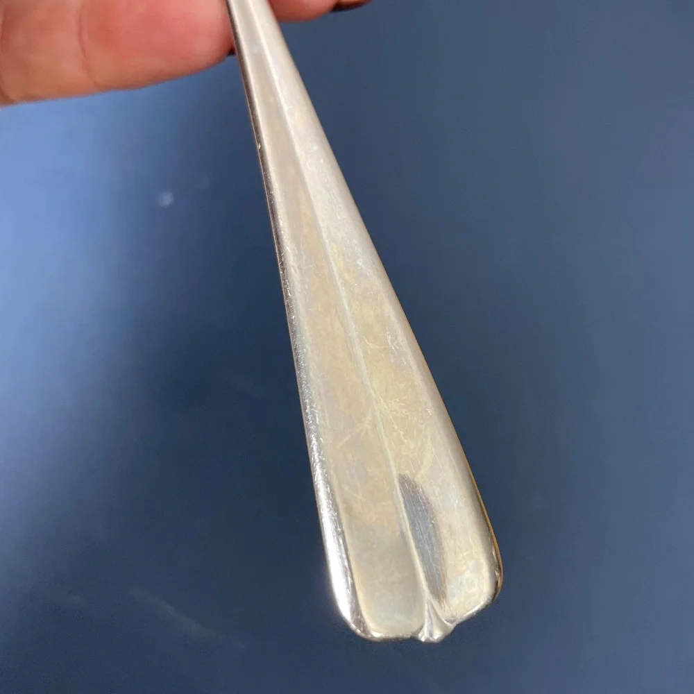 Vintage Oneida GALA IMPULSE Set of 4 Soup Spoons Stainless Flatware Silverware